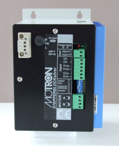 STEPPER-BLOCKsilver kompakt Endstufe für 2-Phasen Schrittmotoren STEPPER-BLOCKsilver